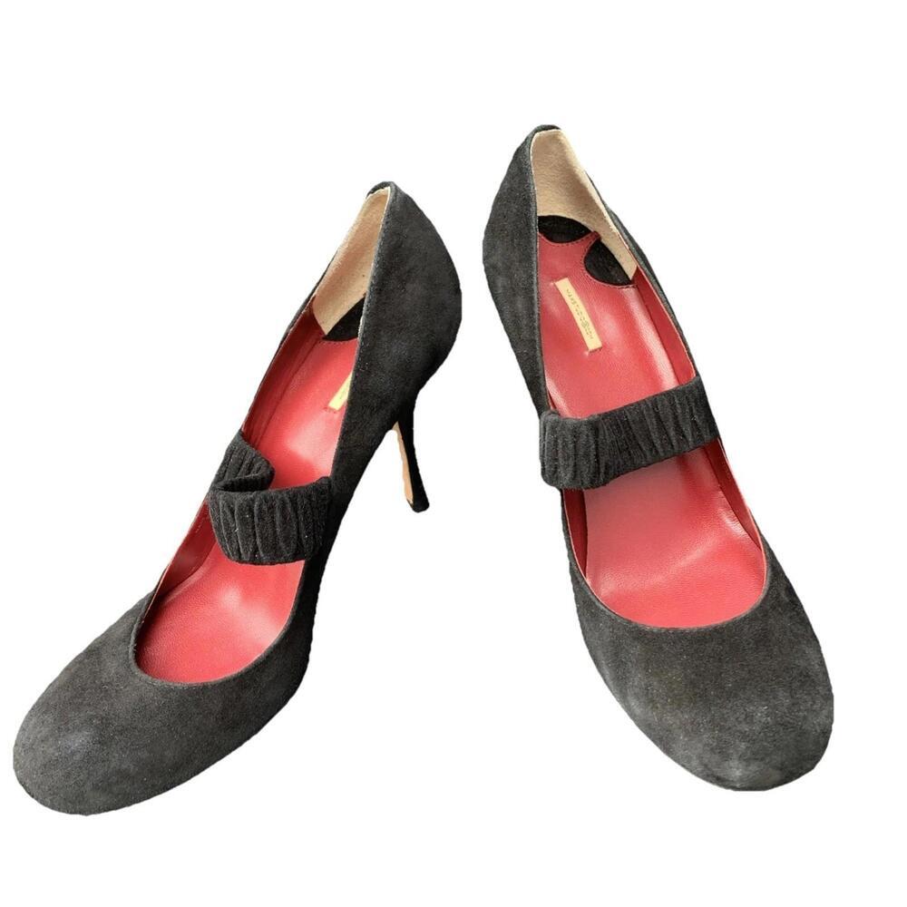 Max Studio Heels Sz 9 Fits 8 Suede Pumps Black Classy
